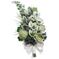 thumbnail image 1 of Bouquet de Novia con Flores de Seda, Diseño Elegante para Boda Al Aire Libre, 1 of 9