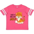 thumbnail image 3 of Inktastic Just a Wee Bit Wild- cute tiger cub Boys or Girls Toddler T-Shirt, 3 of 5
