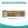 thumbnail image 2 of Uxcell Wood Grain Wallpaper Border 3" x 16.4ft Textured Frame Sticker, Brown Stone, 2 of 7