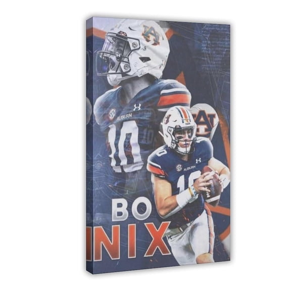 American Football Bo Nix Posters Sports Star27 Canvas Poster
