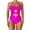 Hot Pink, variant on Youyipin One Piece Swimsuit Women Ring Linked Monokini Sexy Bathing Suit Cutout Swim Suits For Women 2025