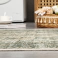 thumbnail image 2 of GlowSol 9' x 12' Area Rug Washable Rugs for Living Room Vintage Medallion Rug Floral Print Accent Rug Non-Slip Rug, Beige Brown, 2 of 7