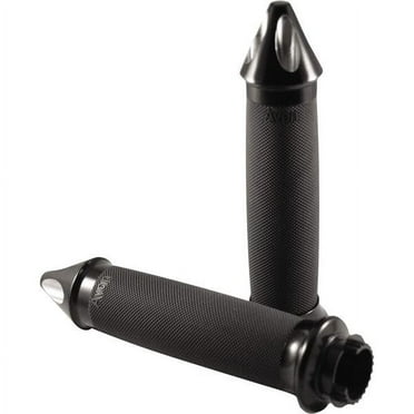 Avon MT-CC-86-AN-SPK Touring 1 in. Custom Spike End Grips - Black-Anodized