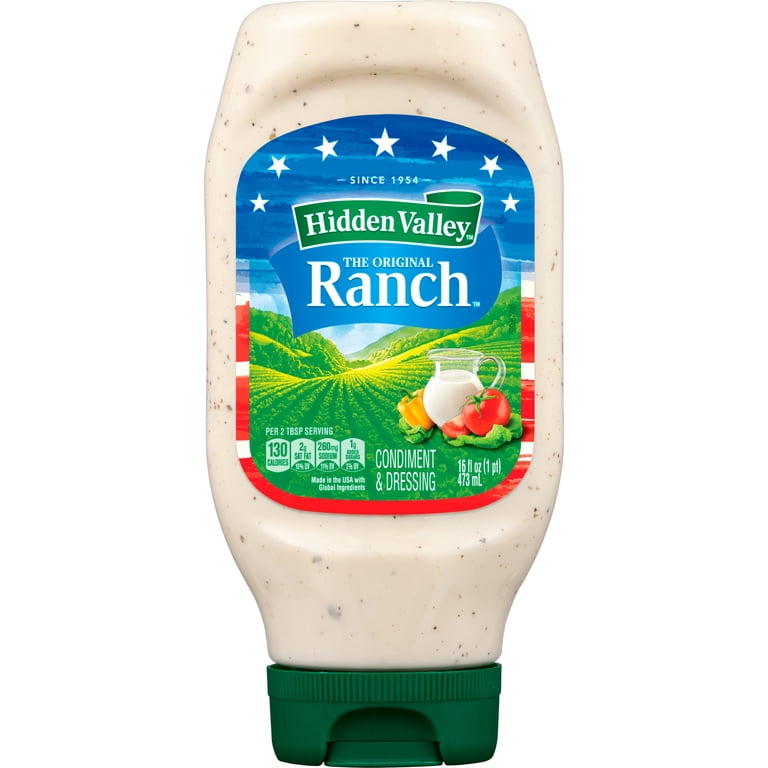 Hidden Valley Original Ranch Salad Dressing, 16 fl oz Bottle