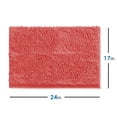thumbnail image 5 of Nestl Bathroom Rugs, Machine Washable Bath Mats For bathroom Floor Rugs, Nonslip Backing Rubber Bath Rug, Rose, 5 of 6