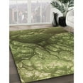 thumbnail image 3 of Ahgly Company Machine Washable Indoor Square Transitional Green Area Rugs, 8' Square, 3 of 7