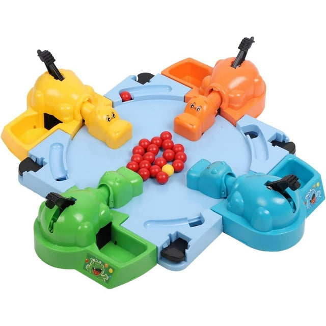 Juguetes Juegos tradicionales Hungry Hippo Frenzy Juego de mesa familiar Divertido juguete regalo para niños