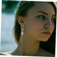 thumbnail image 3 of FENGGUIQU 1 Pair Drop Earrings for Women, Stylish Ear Jewelry Accessories, Lightweight and Elegant Design, 3 of 8