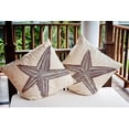 thumbnail image 3 of Simply Daisy 18" x 18" Large Starfish Nautical Indoor/Outdoor Throw Pillow, 3 of 3