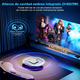 thumbnail image 5 of Proyector Wifi Bt Android 10 Portátil Con Pantalla 1080p 4k Blanco, 5 of 5