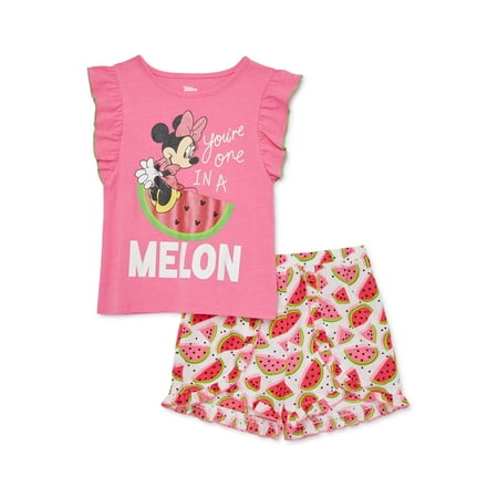 

Minnie Mouse Baby Toddler Girl T-shirt & Shorts 2 pc outfit set