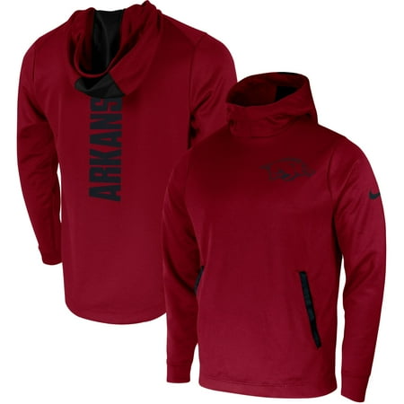 UPC 195571091547 product image for Men s Nike Cardinal Arkansas Razorbacks 2-Hit Performance Pullover Hoodie | upcitemdb.com