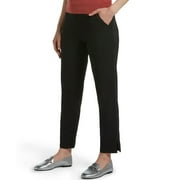 Hue Women's Temp Tech Trouser Pants Leggings Black Size X-Large
