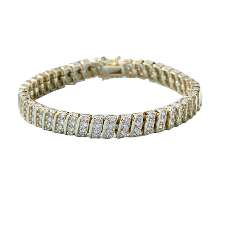 Amy & Annette 18K Gold Plated Vintage Tennis Bracelet photo 3
