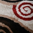 thumbnail image 3 of Rugsotic Carpets Hand Tufted Shag, Contemporary Polyester Area Rug, Beige,Brown, 5'x8', 3 of 5