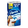 thumbnail image 3 of Charmin Ultra-Soft Triple Roll Bathroom Toilet Paper, 2-Ply, 8-pk, 3 of 9
