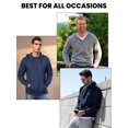 thumbnail image 4 of 3-Pack Mens Zip-Up Fleece Lined Hoodie (3-Pack), 4 of 5