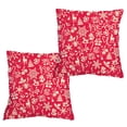 thumbnail image 2 of AYktou Décorations de Noël, Ornements de Noël, Décor de Noël, Cadeaux de Noël Housses de Coussin 18x18 Pouces Ensemble de Coussins Décoratifs Rouges pour Canapé d'Hiver, 2 of 6