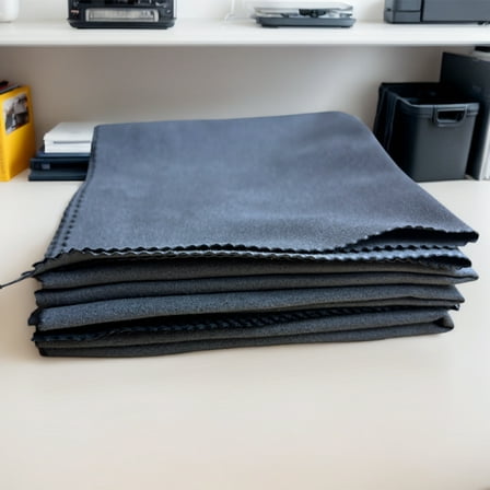 8 Pack Silicone Gun Cleaning Cloth,  Microfiber 12x12 Inch, Pre-treated for Firearms, Tools, Optics, Rust Prevention