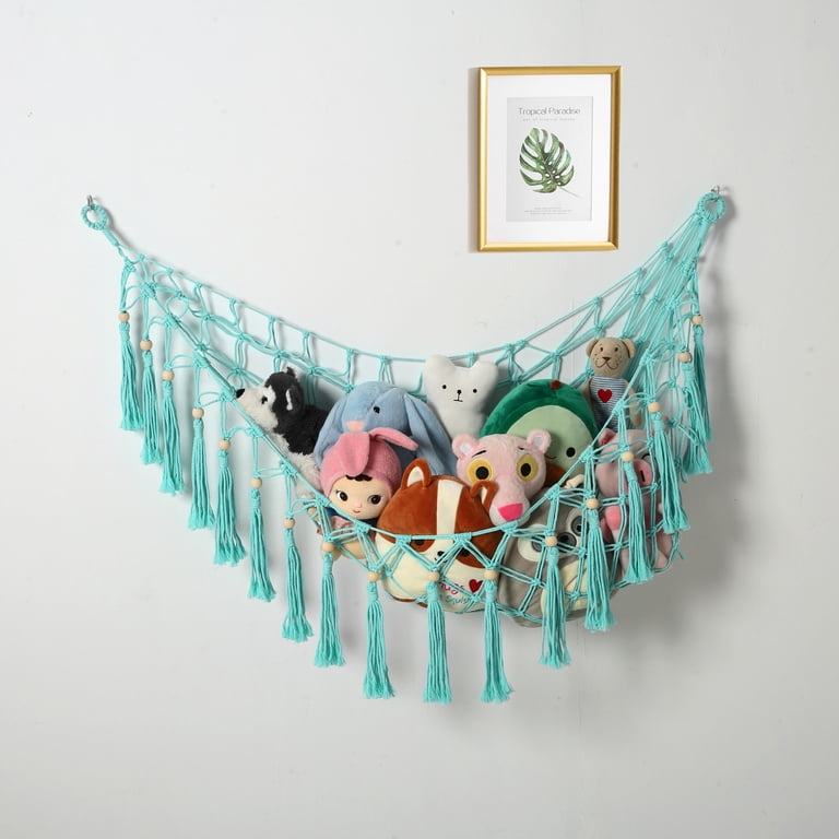 LUCKDEER, Stuffed Animal Hammock, 41x41x55 inch, Green - Walmart.com