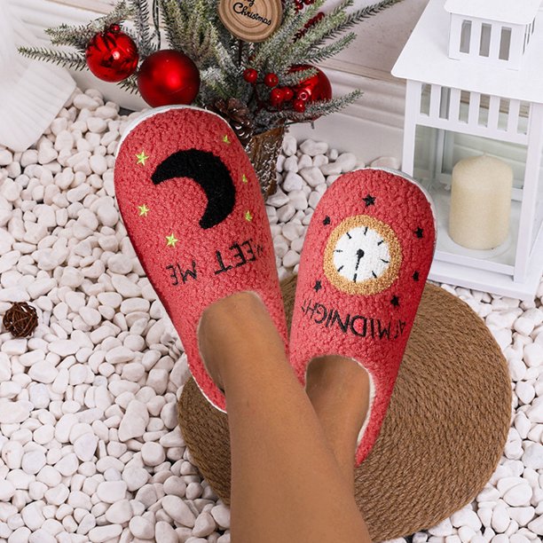 Pantufla Zapatilla Mujer Hombre Meet Me At Midnight Winter (38-39 Talla 37-38 Pies) Rojo DQrwqpou Tenis De Mujer Tenis De Hombre