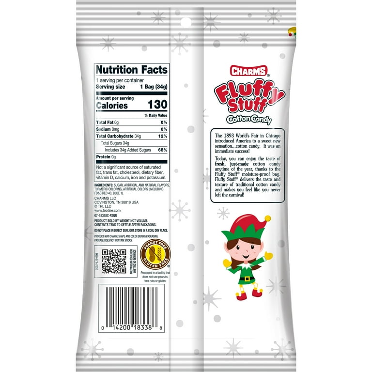 Fluffy Stuff, Cotton Candy, Wonderland Wishes 1.2 oz Bag