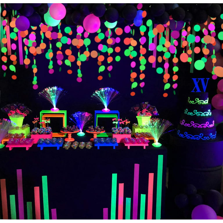 Glow in the Dark and Black Light Party Ideas  Blacklight party, Black  light party supplies, Glow in dark party