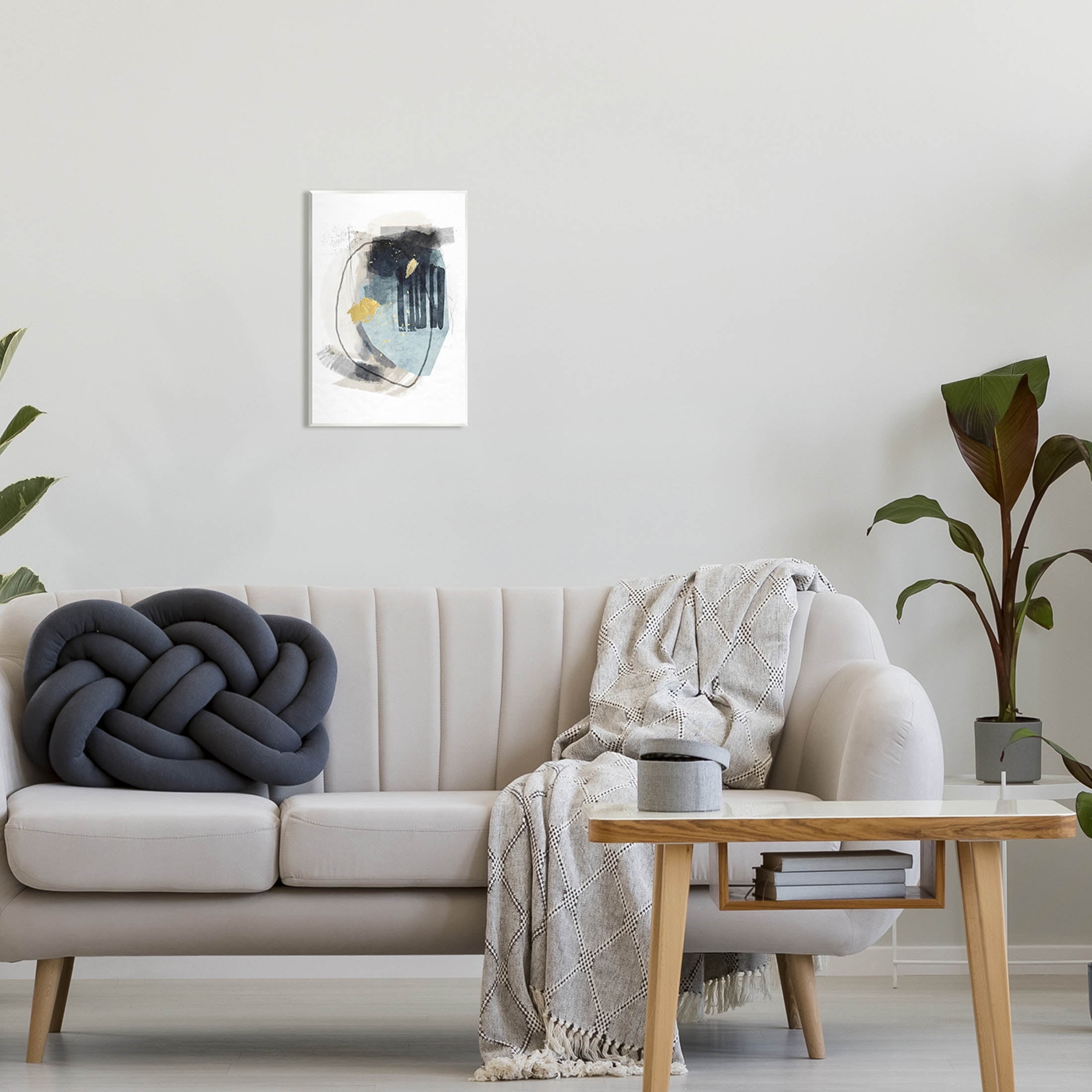 Layered Abstract Circle Shapes Abstract Graphic Art Unframed Art Print Wall Art