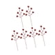 thumbnail image 5 of 6 palitos de corazón artificiales para San Valentín, palitos florales con forma de corazón, manualidades flexibles corazon rojo, 5 of 9