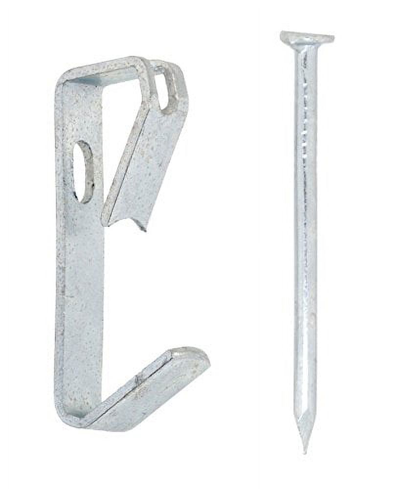 Picture Hook Hanger with Nail Hanging Hardware Kit for Painting, Frames, Canvas Art, Photo Wall Mounting; Gold Extra Large 100 LBS 50 Packs by Mandala Crafts