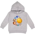 thumbnail image 2 of Inktastic Sun and Planets Yes, and Pluto Toddler Hoodie, 2 of 4