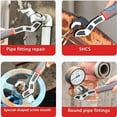 Securely Locking Adjustable Multifunctional Self-Locking Pipe Wrench ...