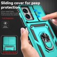 thumbnail image 4 of for Motorola Moto G Power 5G 2024 Case with Slide Camera Cover HD Screen Protector [ Grade Drop Tested]  Ring Holder Kickstand Protective Phone Case for Moto G Power 5G 2024, Mint, 4 of 9