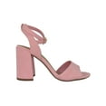 thumbnail image 2 of Delicious Women Thick Chunky High Heels Ankle Strap Open Toe PLAYFUL-S Baby Pink 11, 2 of 3