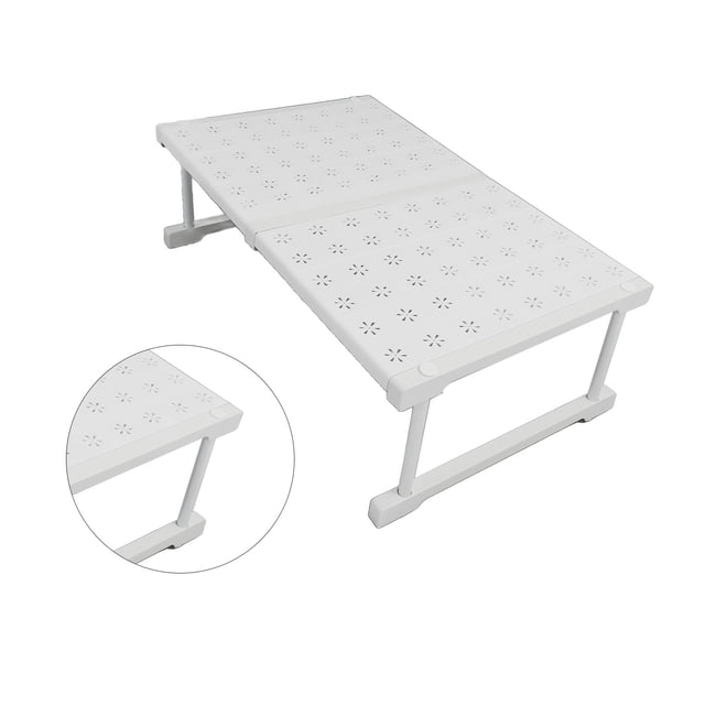 Étagères de Rangement pour Garde-Robe Étagère de Garde-Robe Extensible Support de Rangement Support de Rangement Réglable Séparateur pour Armoire Garde-Robe Placard Cuisine Salle de Bain