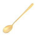 thumbnail image 2 of Gold Soup Spoon, Polishing Process Portable Rust Prevention Gold Table Spoon  For Restaurants, 2 of 8