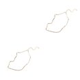 thumbnail image 1 of Qarigey Collar de plata de ley 925 Gargantilla de corazón de melocotón Cadena de clavícula Gargantilla corta Collar Mujer Joyería fina k oro 1 2Conjunto, 1 of 6
