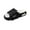 Black 44 45, variant on Shower Slippers Men Open Toe Sandals Summer Casual Shoes Sturdy Quick Drying Black 44 45