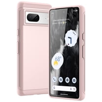 JETech Heavy Shockproof Case for Google Pixel 7, Dual Layer Rugged Protective Phone Cover with Shock-Absorption (Pink)