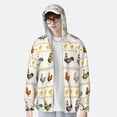 thumbnail image 2 of Balery Funny Chicken Sudadera ligera de manga larga con capucha y protección solar UPF 50+ para hombre y mujer, ideal para pesca y running-XX-Large, 2 of 7