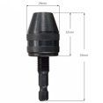 thumbnail image 2 of Driver Tool Accessories Keyless Adapter Impact Hex Shank Drill Chuck, 2 of 10