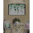 thumbnail image 6 of Outdoor TV Cover 40 to 43 Inch Weatherproof, Green Eucalyptus Leaves Waterproof TV Screen Protector for Outside Decor with Zipper and Pocket 40"L x 25"H , Watercolor Botanical Tree Branch, 6 of 7