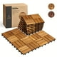 thumbnail image 1 of Baldosas THYOI Premium de madera de acacia, 10 unidades, impermeables, 1 of 7