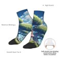 thumbnail image 6 of Naloa Fantasy Treehouse Planet Scene Ankle Socks for Women Non Slip Socks No Show Socks Classic Low Cut Casual Socks Casual Socks, 6 of 7