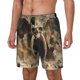 thumbnail image 1 of Balery Ancient Skull Cave Landscape Bañador para hombre, shorts de playa de secado rápido con entrepierna y forro de compresión-Small, 1 of 6