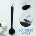 thumbnail image 4 of Abaima 3-Pack Silicone Back Scrubber Set with 14" Long Handle, Body and Face Brushes + 2 Hooks - Deep Exfoliating and Lathering Massage Combo for Women Men Home and Travel, 4 of 8