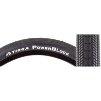 Tioga PowerBlock Tire - 20 x 1.75, Clincher, Wire, Black, 60tpi