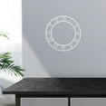 thumbnail image 1 of Raindrops Acrylic Clock Face Roman Numerals Round Time Display 1Pcs For Hallway, 1 of 8