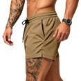 thumbnail image 7 of Mens Athletic Shorts Elastic Drawstring Waist Casual Workout Shorts With Side Pockets 2XL, 7 of 7