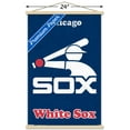 thumbnail image 3 of MLB Chicago White Sox - Retro Logo Wall Poster with Wooden Magnetic Frame, 22.375" x 34", 3 of 5
